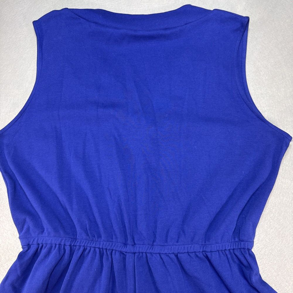 Zenana Romper Sleeveless V-neck Cobalt Blue, Pockets,Sz 2X Comfy, Preppy, Dress‎ - Picture 8 of 9